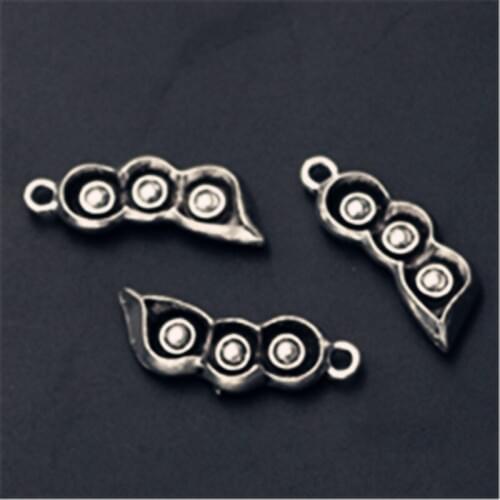 8pcs Antique Silver Plated Cardamom Charm Alloy Pendants For Popular Earring Bracelet DIY Metal Jewelry Making 29*9mm A1020
