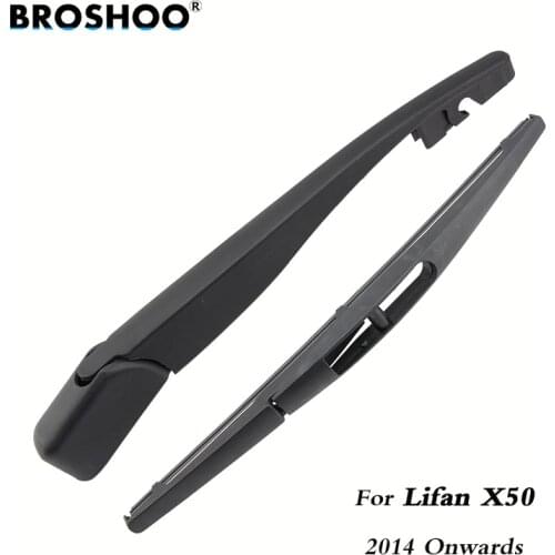 BROSHOO Car Rear Wiper Blades Back Windscreen Wiper Arm For Lifan X50 Hatchback (2014 Onwards) 255mm,Auto Accessorie Styling