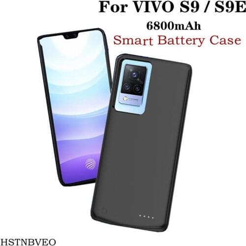 6800mAh Smart Phone Charging Cover For VIVO S9 Battery Case Portable Power Bank Battery Charger Cases For VIVO S9E Power Case
