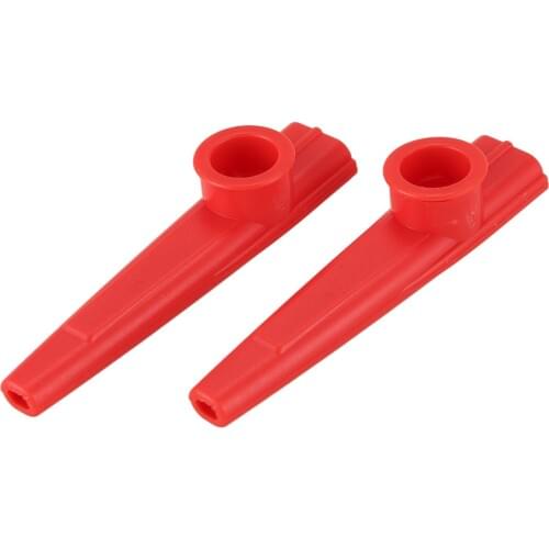 Kids Toys Kazoo Plastic Red Color,Pack Of 2