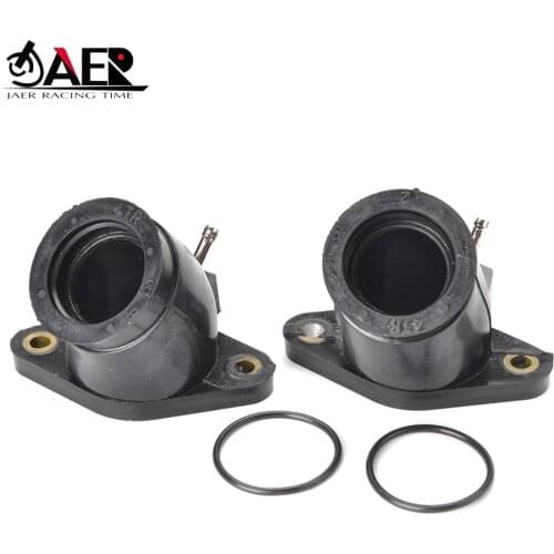 JAER 2PCS Motorcycle Carburetor Manifold Interface Adapter For Yamaha XVS400 DRAG STAR XVS650 V-STAR CUSTOM