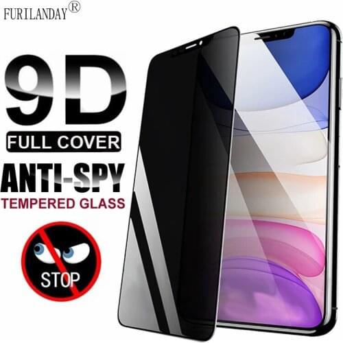 Privacy Tempered Glass for IPhone 11 12 Pro Max Mini XS Max XR 7 8 Plus Anti-spy Screen Protectors for IPhone12 Pro SE2020 Glass