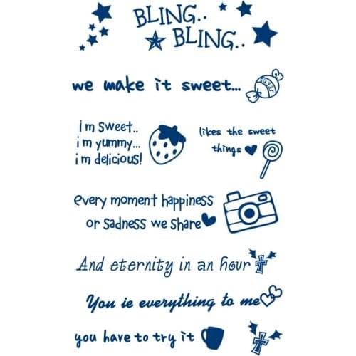 Love you/it sweet/expression/lotus flower Tattoo Lasts 15 Days Waterproof Temporary Tattoos Men Flash Tatoo Fake Tattoo