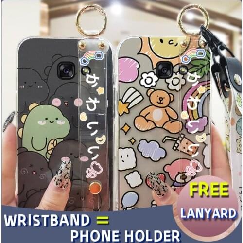 Soft Case For men Phone Case For Samsung Galaxy A3 2017/A320 Waterproof Black Case Cartoon TPU