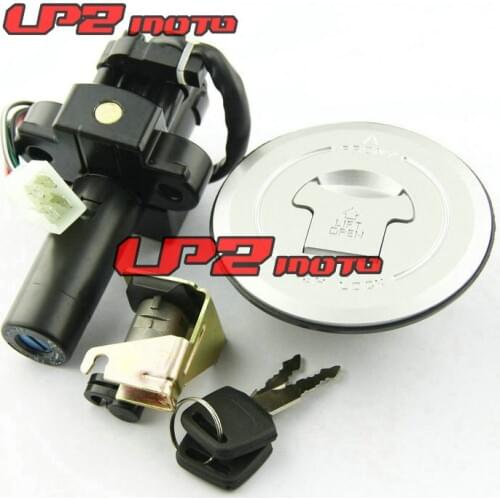 Motorcycle Lock Kits Ignition Switch Lock Tank Cap For Honda CB1300 X4 1997-2000