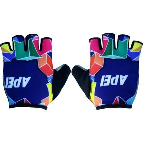 NEW Cycling Gloves Half Finger Shockproof Wear Resistant Breathable MTB Road Bicycle Men Women Sports Bike Equipment