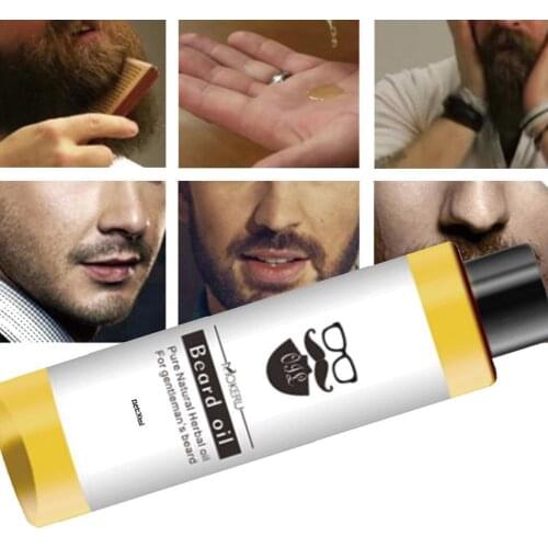 30ml Organic Beard Oil Men Beard Growth Oil Kit Repair Men Styling Beard Oil Moustache Tools Smoothing For Growth K1N8