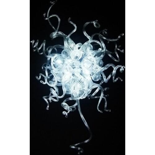 Round Shape Modern Led Light Crystal Chandelier