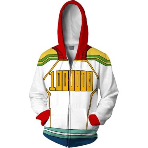 My Hero Academia Hoodie Million Hooded Hoodie Sweatshirt Cosplay Hoodie