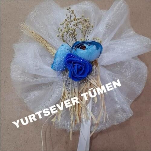 YurtseverDamat Bohça Ornament Blue wedding bride mariage хна henna