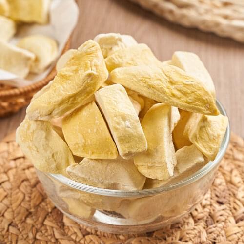 Durian Fruit Freeze Dried Fruits Snacks Chunks - Non-GMO 100% Natural and Organically Processes Bake Material Cake Decorate