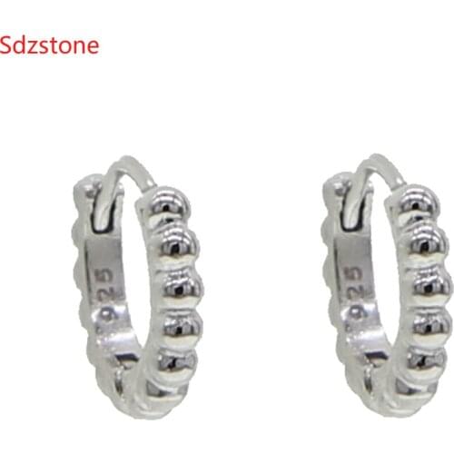 925 Sterling Silver Simple Lovely Girls Huggies Hoops Earrings Skinny Classic Minimal Charming Earrings Stud Thin Hoops Gift
