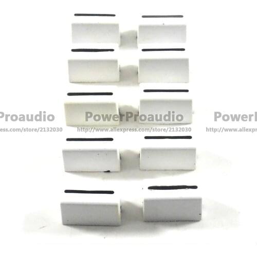 10pcs/lot White New Channel Crossfader Fader Cap Knob Fit For RANE 57 TTM57 TTM57sl TTM57mk2