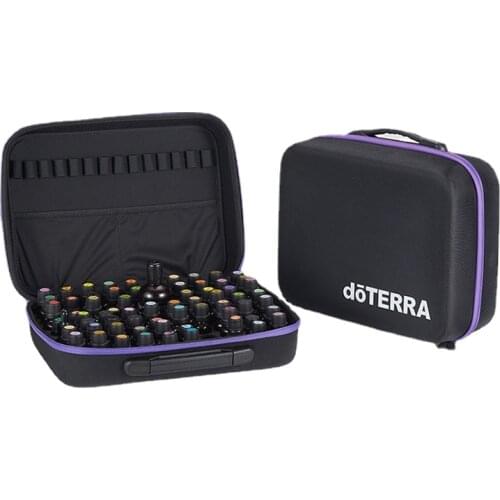 70 Slots 10ml 15ml Essential Oil Case Storage Bag DoTERRA Young Living Oil Travel Portable Bottle Holder Nail Polish Storage Bag
