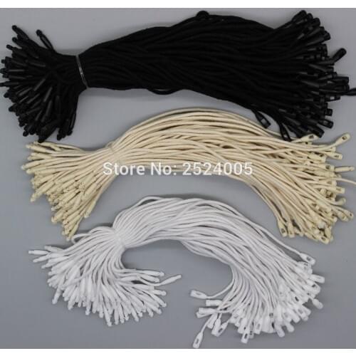 Free shipping garment bag shoes COTTON cords 7.8"/string/cords/hang tag swing tag thread/clothing string buckle 500 pcs a lot