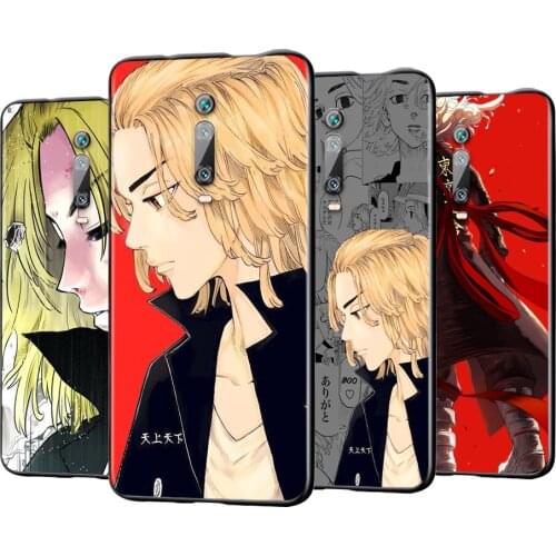 Tokyo Avengers anime For Xiaomi Redmi K40 Gaming K30i K30T K30S K30 Ultra K20 10X Pro Black Soft Silicone Phone Case