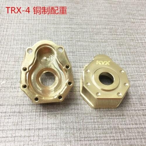 CNC processing bronze gate bridge counterweight for TRAXXAS TRX4