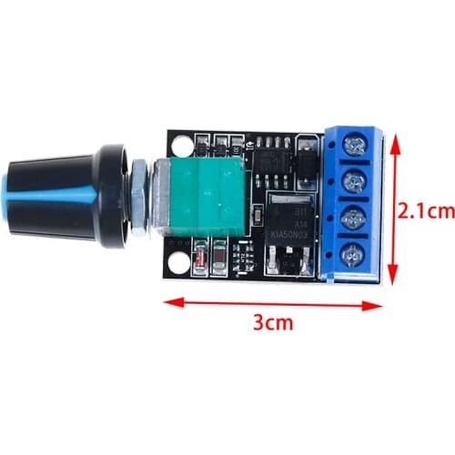 DC 5V-16V 10A PWM DC Motor Speed Controller Governor Stepless Speed Regulator