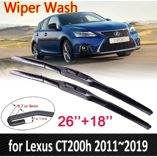 For Lexus CT200h CT 200 200h F Sport 2011~2019 Car Wiper Blades Windshield Wipers Brushes Car Accessories 2015 2016 2017 2018