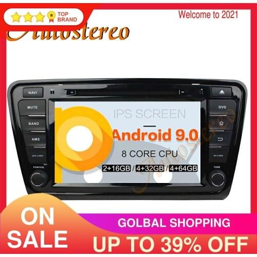 DSP Android 9 Octa Core Car DVD Player GPS Navigation For Skoda Octavia 2014-2016 Auto Radio Muiltmedia Player Stereo Head Unit