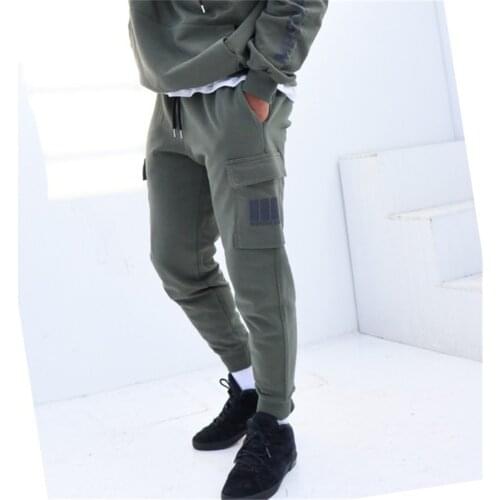 Joggers Sweatpants Men bodybuilding Casual Pants Gyms Workout Cotton Sportswear Autumn Male Fitness Crossfit Track Pants 2021