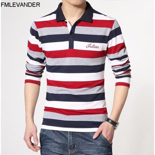 FMLEVANDER Mens Polos