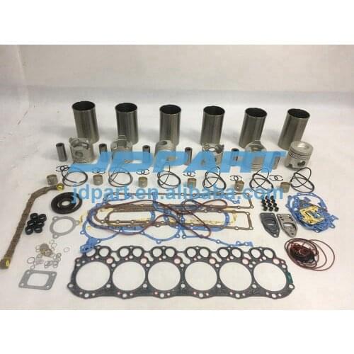 H07CT cylinder liner kit with piston piston rings full gasket kit For Hino
