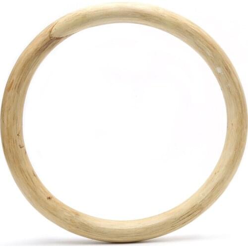Y1UC Chinese Kung Fu Wing Chun Hoop Wood Rattan Ring Sticky Hand Strength Training