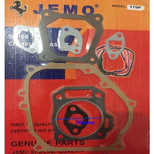 70mm Cylinder head full sealing gasket Rebuild Kit For Honda GX200 GX220 170F Gasoline Generator Trimmer Engine repair parts