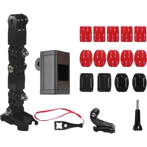 Motorcycle helmet hat mount selfie stick arm holder & 3M glue base for dji osmo pocket / osmo pocket 2 gimbal camera Accessories