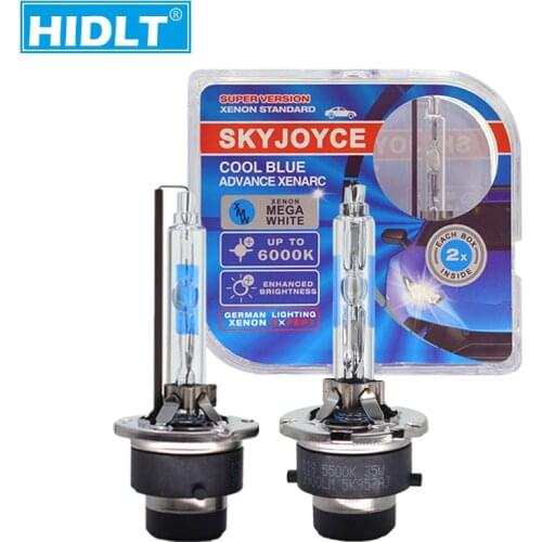 HIDLT 2PCS Super Fast Bright 35W D2S 5500K Xenon Bulbs OEM Quality Metal D4S Xenon Lamps D2 Car Lights D4 Auto Headlight Bulb