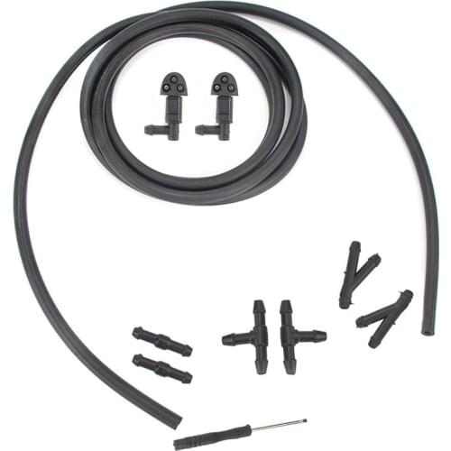 Windshield Hood Nozzle 3 Hole Car Windshield Washer Wiper Water Spray Nozzle Set for Chevrolet Cruze 2009-2014 94556605