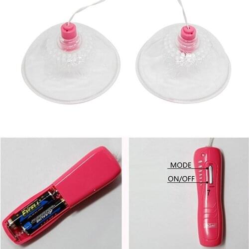 Breast massager 7 speed breast nipple suction sucker vac-sorb stimulator sex toy adult sex toy adult games breast enlarge