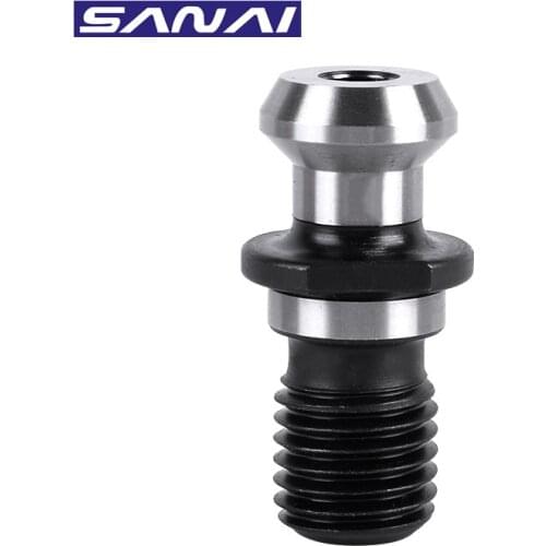 SANAI 10pcs Mazak Pull Stud Mazak40-M16 Mazak50-M24 CNC Lathe Machining Tool Accessories Drilling Milling Tool Pull Stud Mazak