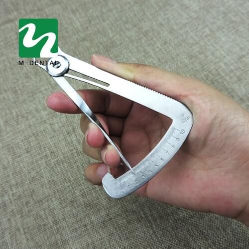 Stainless Steel Crown Gauge Caliper Dental Surgical Dentist Lab Products Dental Ruler For Whitening Free Shipping