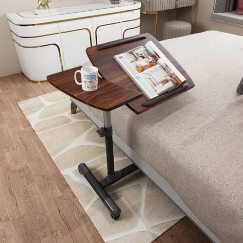 Foldable Computer Table Height Adjustable Portable Laptop Desk Rotate Bed Table Can be Lifted Standing Desk Bedroom Desk