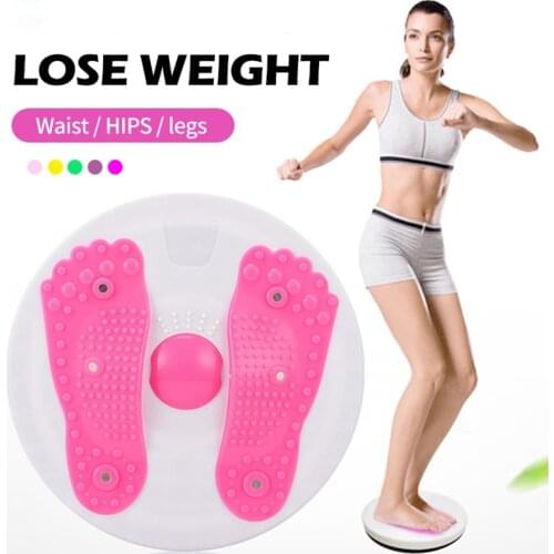 Waist Twisting Disc Boards Foot Massage Plate Twister Exercise Gear Workout Home Gym Body Building Fitness Equipment X745B