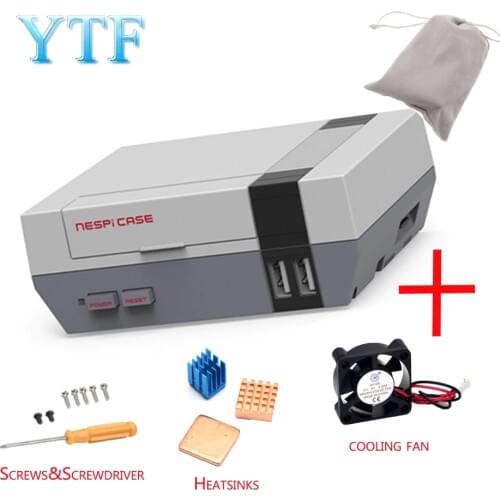 High Quality Mini NES NESPI CASE Retroflag Case With Cooling Fan Designed For Raspberry Pi 4 3 / 2 / B