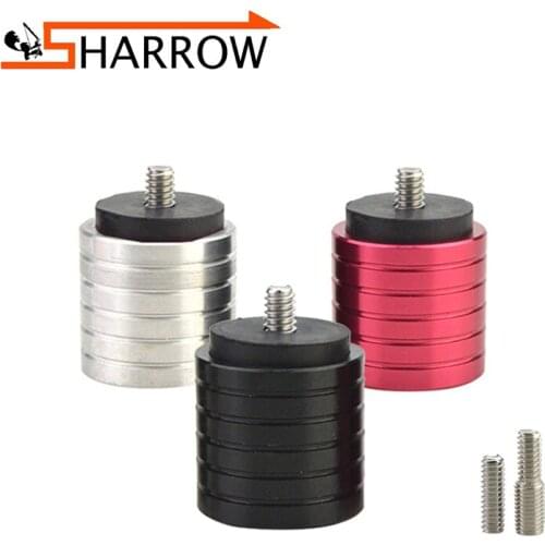 1 Set Archery Bow Counterweight Aluminum Alloy Use For Balance Bar Recurve Compound Bow Increase Weight Assisted Shooting