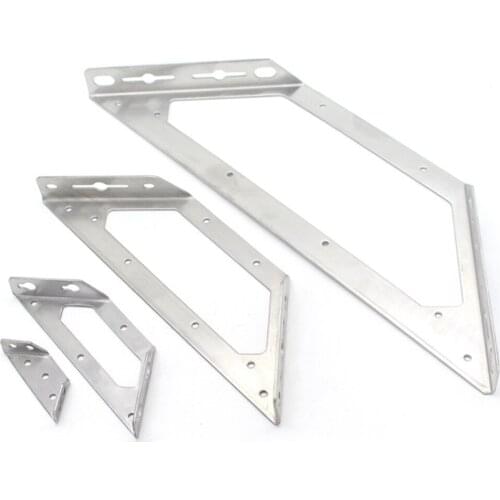 1pcs Stainless Steel Bed Cabinet Connecting Bracket Supporting Gusset Angle 90 Degree Angle Corner Brackets