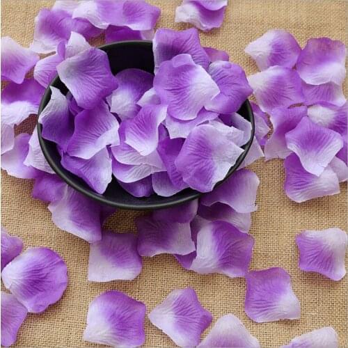 500Pcs/lot Silk Rose Petals Leaves Artificial Flowers Petals Wedding Decoration Party Decor Festival Table Decor