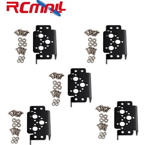 5Pcs Aluminum Multifunction Servo Bracket Steering Head for MG995 MG996R S3003 Servo Robot Manipulator