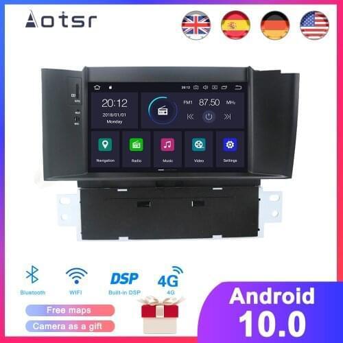 DSP Android 10.0 Car GPS Navigation DVD Player For Citroen C4 C4L DS4 2012-2016 Car Auto Stereo Radio Multimedia player HeadUnit