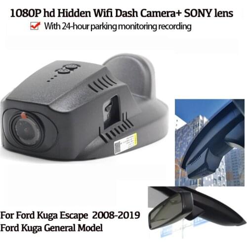 Car DVR Video Recorder Dash Cam Camera For Ford Kuga General Model 2015 for Ford Kuga Escape 2008～2019 high quality hd 1080P