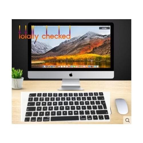 Euro UK ENGLISH For Apple IMAC PC computer Bluetooth wireless magic keyboard cover skin film protection Keyboard Protector