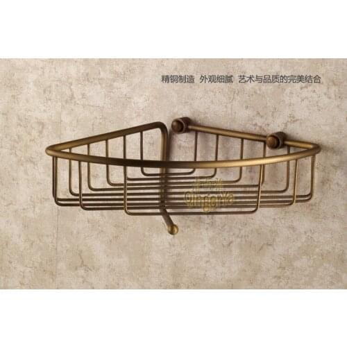 Clean and elegant bathroom offers a full European antique copper bathroom pod Bathroom Accessories A912