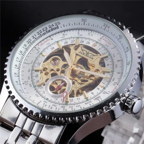 Jaragar Mens Stainless Steel Watch