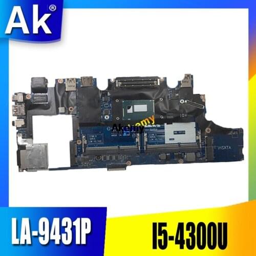 Laptop Motherboard VAZ50 LA-9431P For Dell Latitude E7240 Laptop Motherboard CN-0GMYR8 0GMYR8 GMYR8 i5-4310u Tested Good