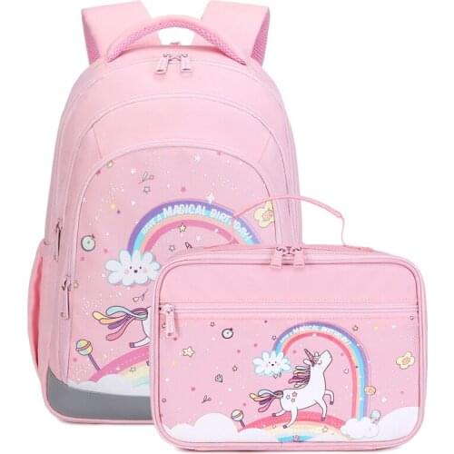 Abshoo Cute Lightweight Cartoon Unicorn Print Backpack Primary Toddler Preschool Bags with Reflective Strips Desigual School Bag