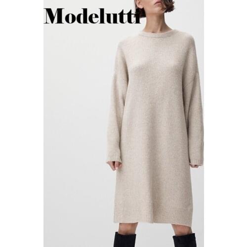 Модные вязаные платья Modelutti China At AliExpress
